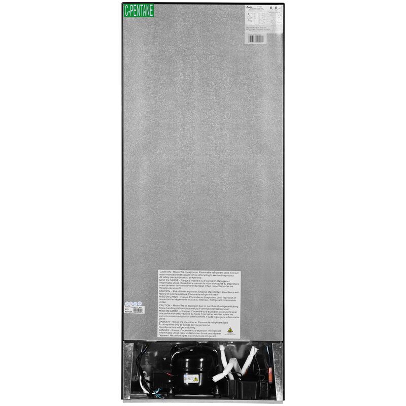 Avanti 24 in. 10 cu. ft. Counter Depth Top Freezer Refrigerator - Stainless Steel, , hires