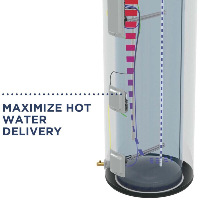 GE Smart Electric 40 Gallon Short Water Heater with 12-Year Parts Warranty, , hires