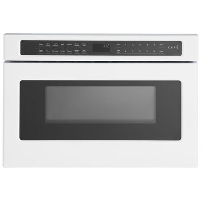 Cafe 24 in. 1.2 cu. ft. Microwave Drawer with 10 Power Levels & Sensor Cooking Controls - Matte White | CWL112P4RW5