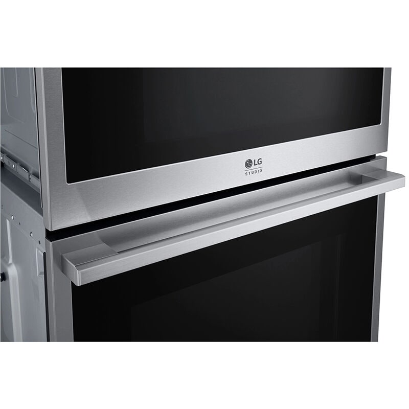 LG 30 in. 6.4 cu. ft. Smart Steam Electric Microwave/Wall Oven Combo with True European Convection & Sensor Cooking - PrintProof Stainless Steel, , hires