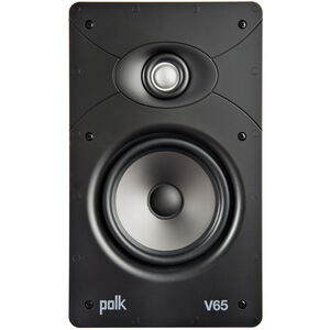Polk V65 Vanishing In-Wall Speaker with 6.5" Driver - White, , hires