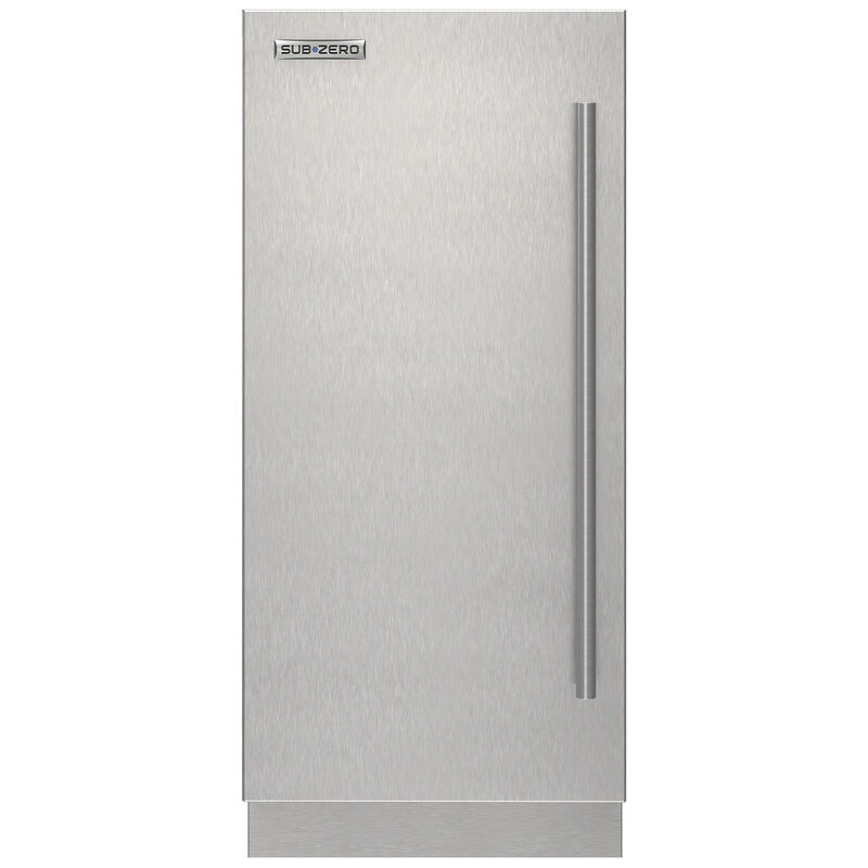 Sub-Zero 15 in. Stainless Door Panel with Tubular Handle - Left Hinge, , hires