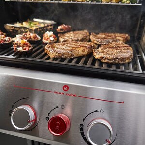 Weber Genesis E-325 3-Burner Natural Gas Grill with Electronic Ignition System & Sear Burner - Black, , hires