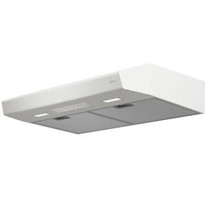 Zephyr Core Collection Breeze I Series 36 in. Standard Style Range Hood with 3 Speed Settings, 250 CFM, Ducted Venting & 2 LED Lights - White, White, hires