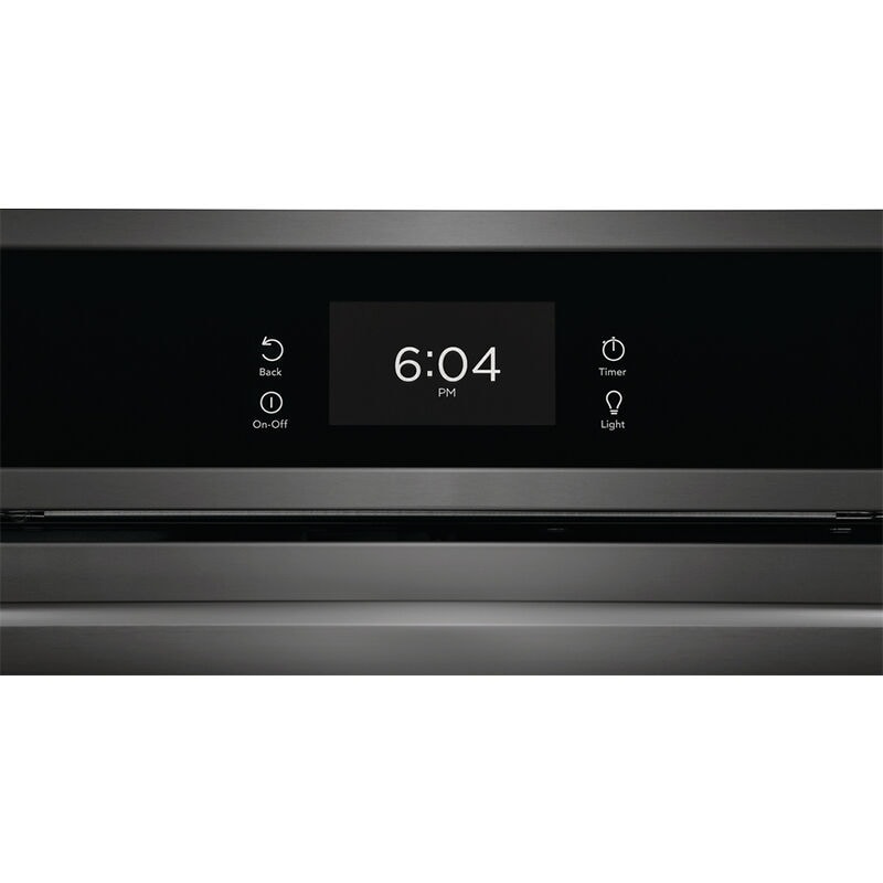 Frigidaire Gallery 30 in. 7 cu. ft. Steam Electric Microwave/Wall Oven Combo with True European Convection - Black Stainless, Black Stainless, hires