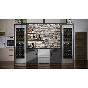 Signature Kitchen Suite 24 in. Built-In 3.4 cu. ft. Smart Refrigerator Drawer - Custom Panel Ready, , hires