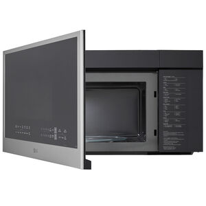 LG 30 in. 2.0 cu. ft. 1050W Smart Over-the-Range Microwave with 400 CFM & Sensor Cooking - PrintProof Stainless Steel, PrintProof Stainless Steel, hires