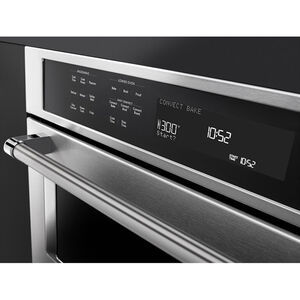 KitchenAid 30" 6.4 Cu. Ft. Electric Smart Oven/Microwave Combo Wall Oven with True European Convection & Self Clean - Stainless Steel, , hires
