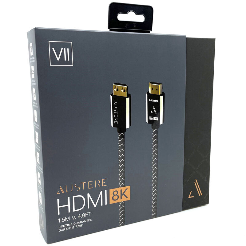 Austere VII Series 8K Ultra-High Speed 48Gbps HDMI Cable - 1.5m, , hires
