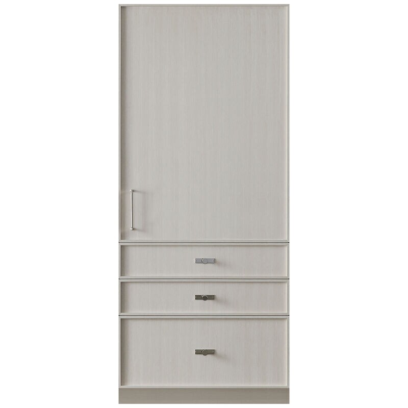 Monogram 36 in. 21.2 cu. ft. Left Hinged Built-in Smart Upright Freezer with Ice-Maker & Adjustable Shelves - Custom Panel Ready, , hires