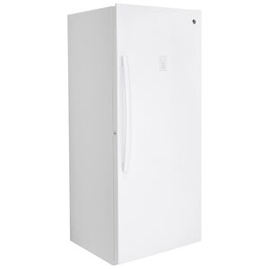 GE 33 in. 21.3 cu. ft. Upright Freezer with Adjustable Shelves & Digital Control - White, , hires