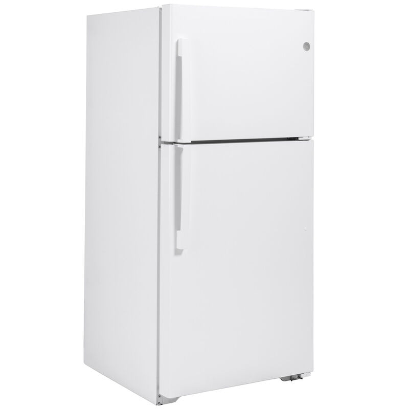 GE 30 in. 19.1 cu. ft. Top Freezer Refrigerator - White, White, hires