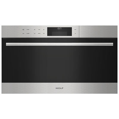Wolf E Series 30 in. 1.8 cu. ft. Electric Wall Oven with Standard Convection - Stainless Steel | CSO30TESTH