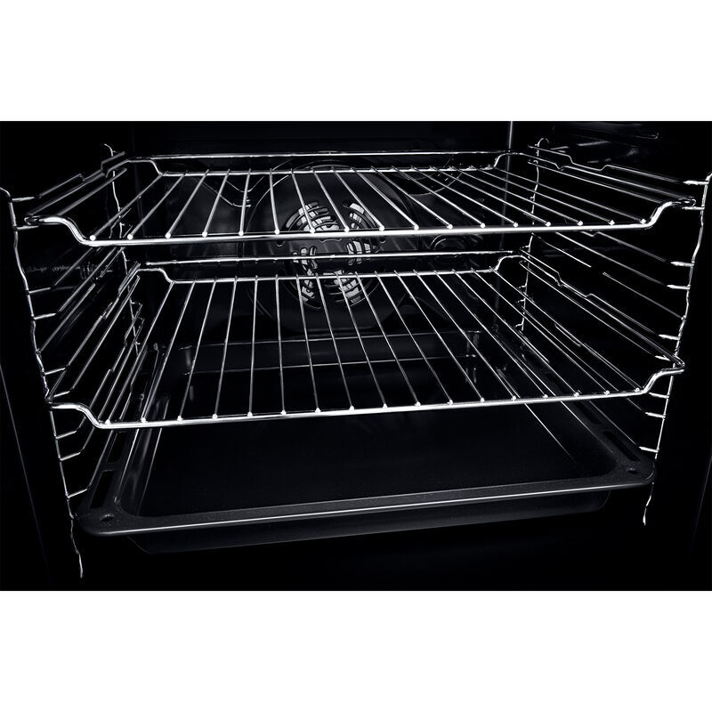 JennAir Noir 24 in. 2.6 cu. ft. Smart Electric Single Wall Oven with True European Convection - Floating Glass Black, , hires