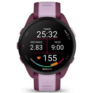 Garmin Forerunner 165 Music Smart Watch - Berry/Lilac, , hires