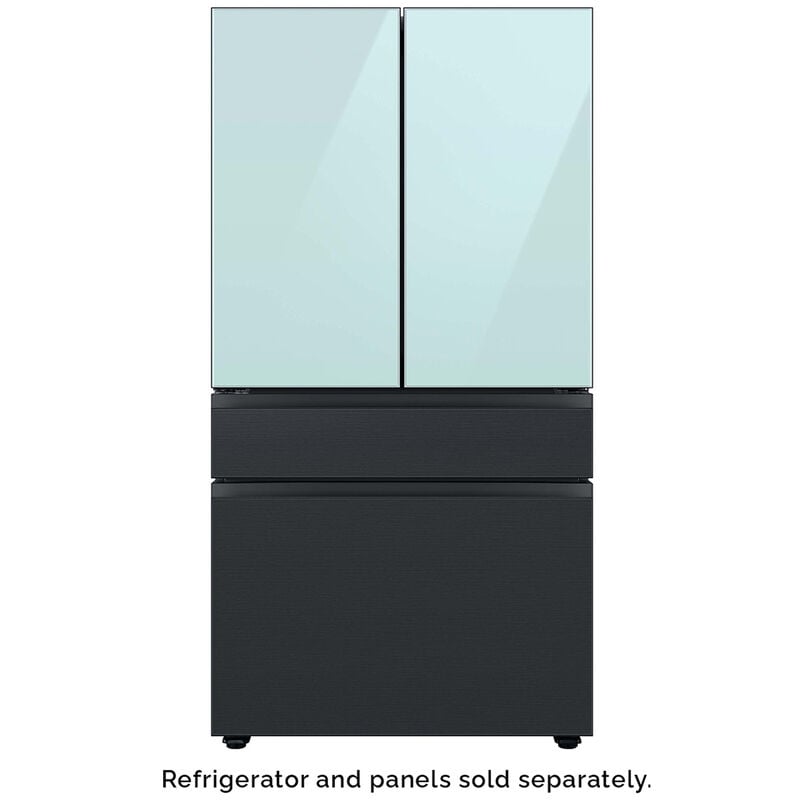 Samsung BESPOKE 4-Door French Door Middle Panel for Refrigerators - Matte Black Steel, , hires