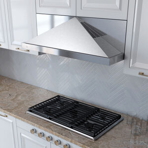 XO 30 in. Standard Style Range Hood with 3 Speed Settings, 600 CFM, Convertible Venting & 2 LED Lights - Stainless Steel, , hires