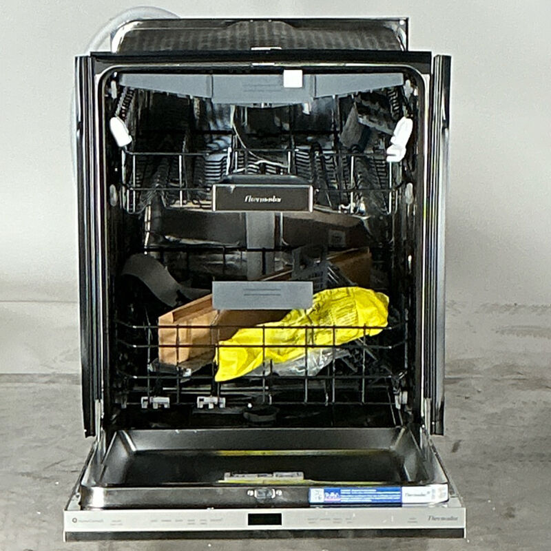 Thermador Emerald Series 24 in. Top Control Smart Dishwasher with 48 dBa Sound Level & 3rd-Rack - Stainless Steel (Open Box Good Condition), , hires