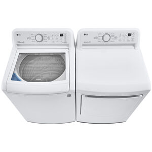 LG 27 in. 4.5 cu. ft. Top Load Washer with TurboDrum Technology - White, , hires