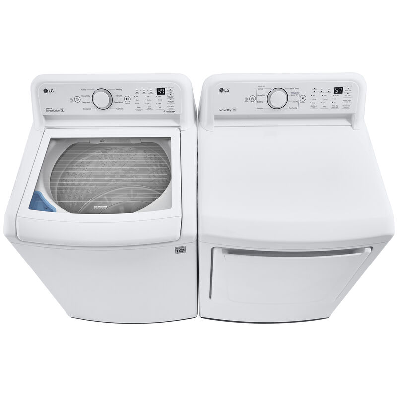 LG 27 in. 4.5 cu. ft. Top Load Washer with TurboDrum Technology - White, , hires