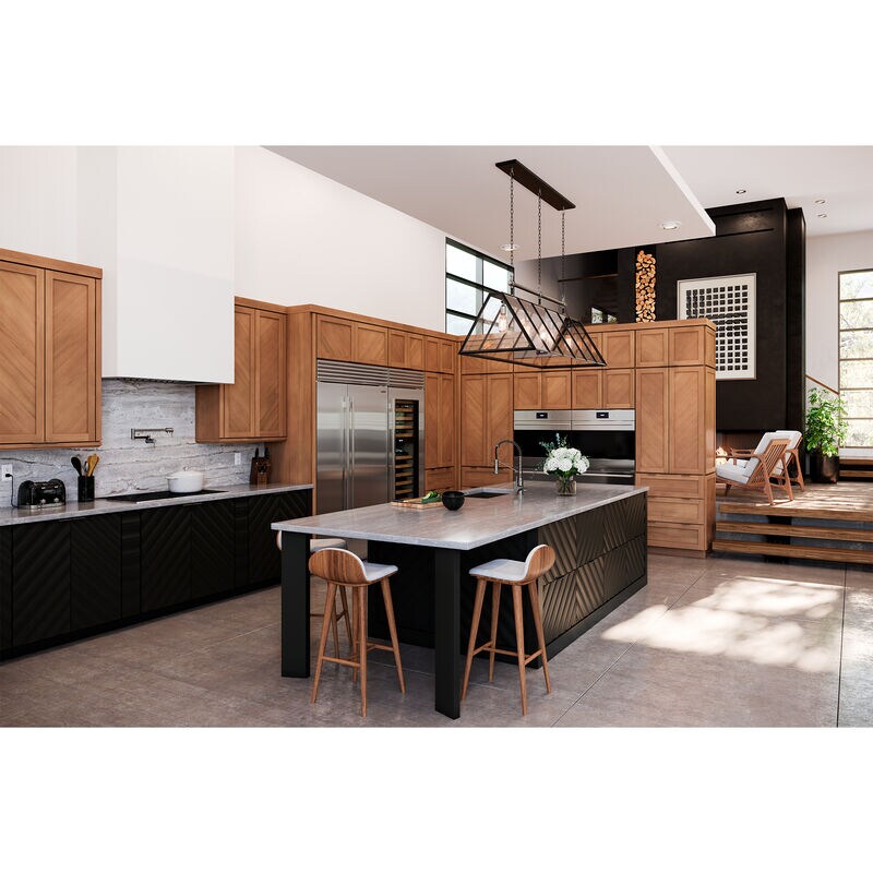 Sub-Zero Classic 48 in. 28.8 cu. ft. Built-In Smart Counter Depth Side-by-Side Refrigerator with Tubular Handles, Internal Ice & Water Dispenser - Stainless Steel, , hires