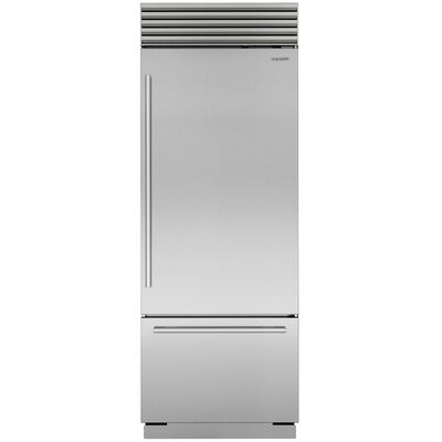 Sub-Zero Classic Series 30 in. Built-In 17.0 cu. ft. Smart Bottom Freezer Refrigerator - Stainless Steel | CL3050USTR