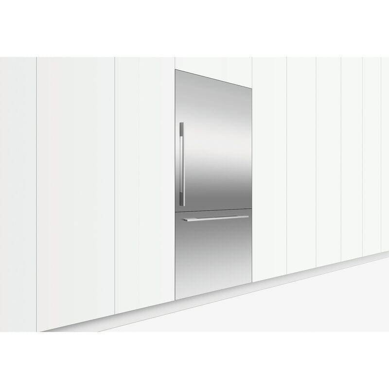 Fisher & Paykel Series 7 Integrated 36 in. Built-In 16.8 cu. ft. Smart Counter Depth Bottom Freezer Refrigerator with Ice Maker Right Hinged - Custom Panel Ready, , hires