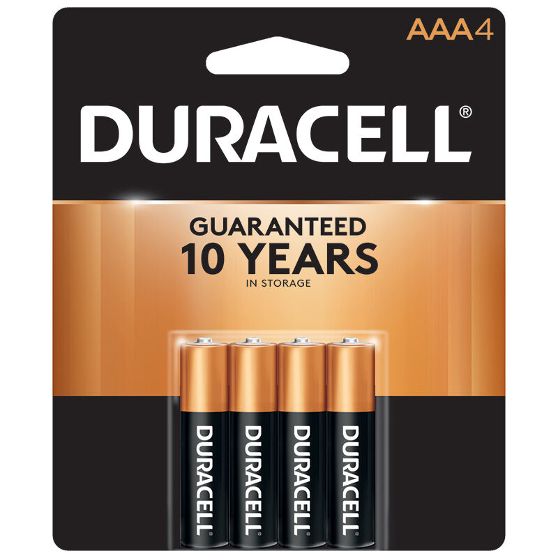 Duracell Plus Power AAA 4 Batteries