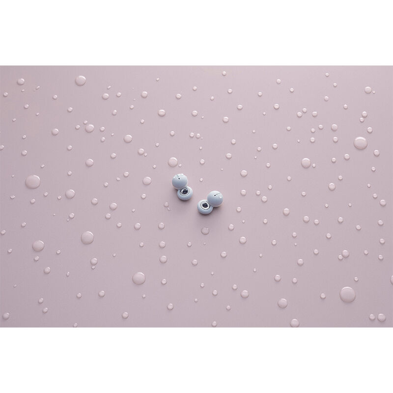 Sony LinkBuds Truly Wireless Earbuds (Smoke White), White, hires