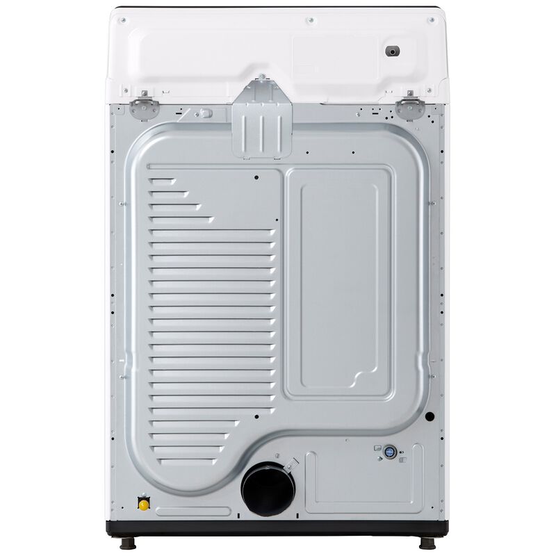 LG 27 in. 7.3 cu. ft. Smart Gas Dryer with EasyLoad Door, AI Sensor Dry, TurboSteam Technology, Sanitize & Steam Cycle - Alpine White, Alpine White, hires