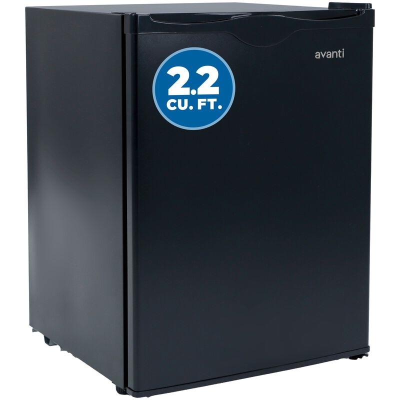 Avanti 19 in. 2.2 cu. ft. Undercounter Refrigerator - Black, , hires