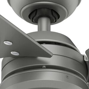 Hunter Cassius 52" Indoor /Outdoor Ceiling Fan - Matte Silver, Silver, hires