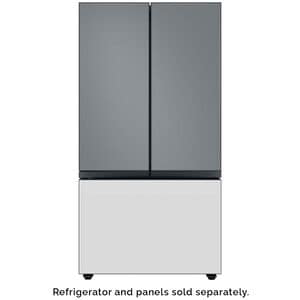 Samsung BESPOKE 3-Door French Door Bottom Panel for Refrigerators - White Glass, , hires