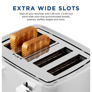 GE 4-Slice Toaster - Stainless Steel, , hires