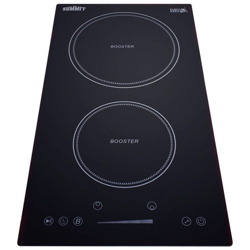 Summit 12 in. 2-Burner Induction Cooktop - Black, , hires