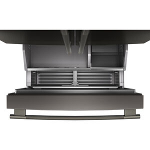 KitchenAid 36 in. 24.8 cu. ft. Smart Counter Depth French Door Refrigerator with Internal Water Dispenser - Black Ore, Black Ore, hires