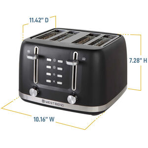 Westbend 4-Slice Toaster - Black, , hires