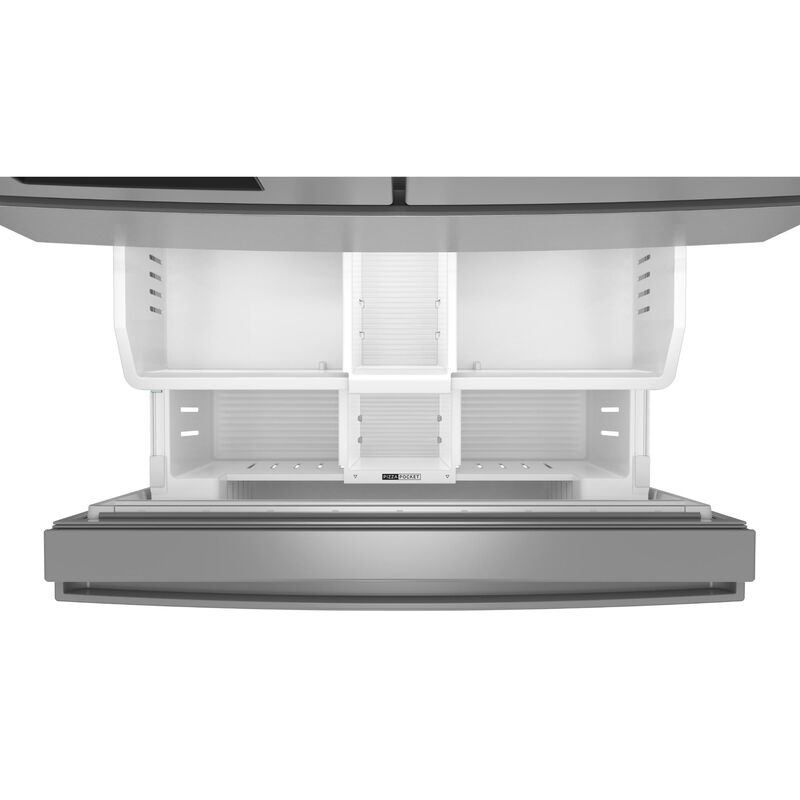 Whirlpool 36 in. 28.9 cu. ft. 4-Door French Door Refrigerator with Ice & Water Dispenser - Fingerprint Resistant Stainless, Fingerprint Resistant Stainless, hires