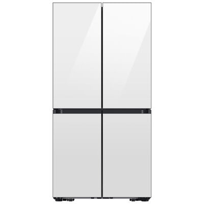 Samsung Bespoke 36 in. 28.6 cu. ft. Smart 4-Door Flex French Door Refrigerator with Beverage Center & Internal Water Dispenser - Custom Panel Ready | RF29DB9600AP