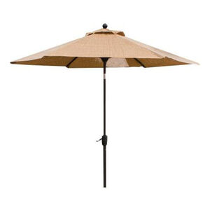 Hanover Monaco Tiltable 9' Patio Umbrella - Tan