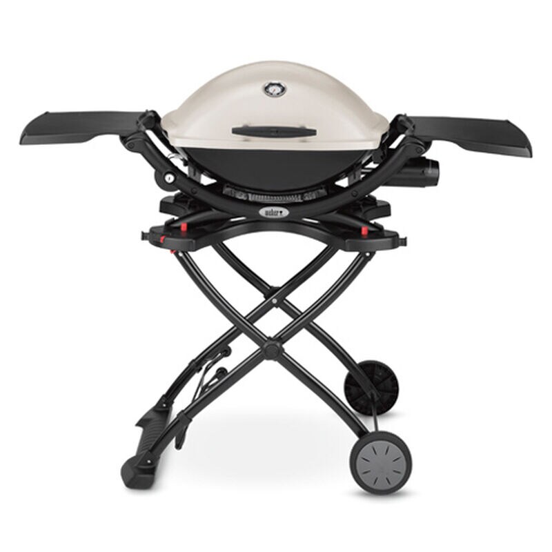 Uitbeelding het spoor huren Weber Q Portable Grill Cart with Wheels | P.C. Richard & Son