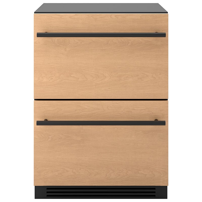 Zephyr Presrv Series 24 in. 3.9 cu. ft. Double Refrigerator & Freezer Drawers - Custom Panel Ready, , hires