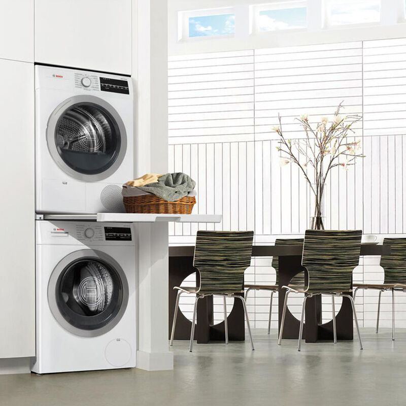 Bosch 300 Series 24 in. 2.2 cu. ft. Stackable Front Load Washer with SpeedPerfect & EcoSilense