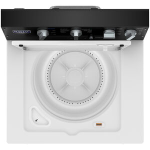 Maytag 27 in. 3.5 cu. ft. Top Load Washer with Dual-Action Agitator & Power Wash Cycle - White, , hires