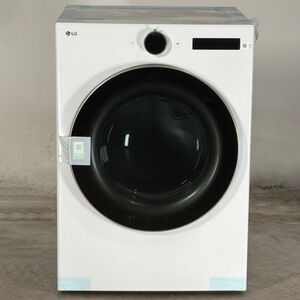 LG 27 in. 7.4 cu. ft. Smart Stackable Gas Dryer with AI Sensor Dry, TurboSteam, Sanitize & Steam Cycle - White (Open Box Excellent Condition), , hires