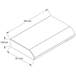 Whirlpool 30 in. Ductless Standard Style Range Hood with 140 CFM, 2 Fan Speeds & 1 Incandescent Light - White, , hires