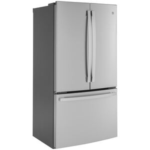 GE 36 in. 23.1 cu. ft. Counter Depth French Door Refrigerator with Ice Maker - Fingerprint Resistant Stainless, Fingerprint Resistant Stainless, hires