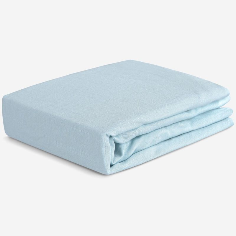 BEDGEAR Dri-Tec Performance Crib Size Fitted Sheet - Baby Blue, , hires