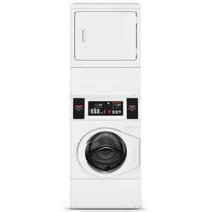 Speed Queen 27 in. 3.4 cu. ft. Gas Front Load Laundry Center - White, , hires