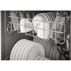 Frigidaire 24 in. Built-In Dishwasher with Front Control, 62 dBA Sound Level, 14 Place Settings & 2 Wash Cycles - Black, Black, hires